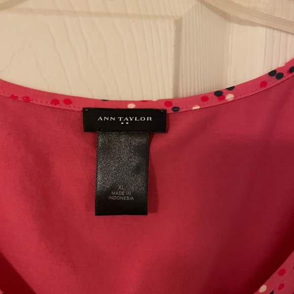 Ann Taylor tank, coral, XL - Picture 3 of 4